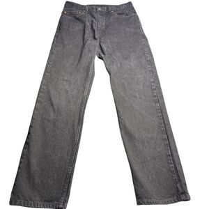 Vintage Levi’s 505 Black Jeans Mens 34x32 Straight Leg Mexico 1999